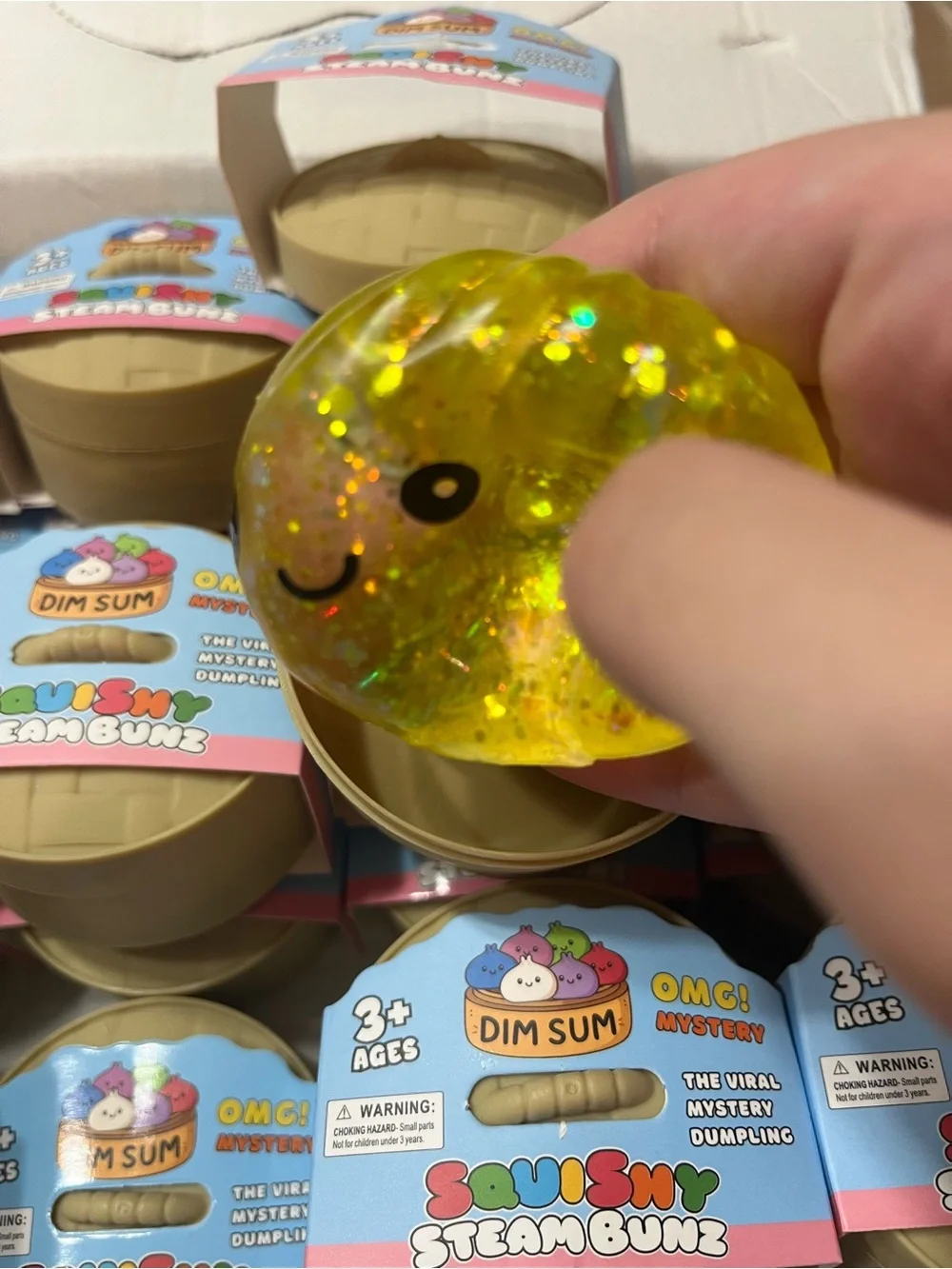 Mini rare Squishy Steam buns